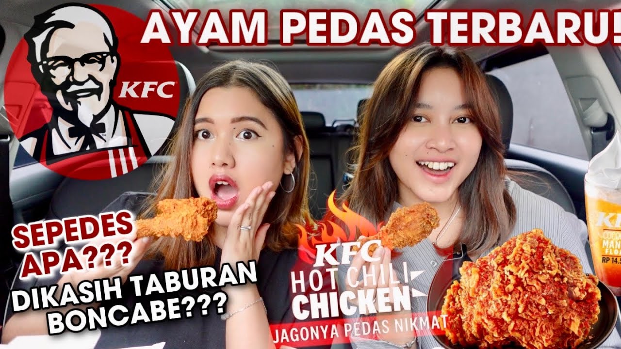 KFC HOT CHILLI CHICKEN!! PEDESNYA MEMBAKAR TENGGOROKAN?!