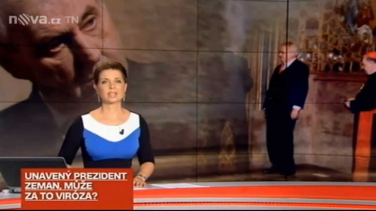 Opil&yacute; (?) prezident Milo&scaron; Zeman - korunovačn&iacute; klenoty ČR 9.5.2013
