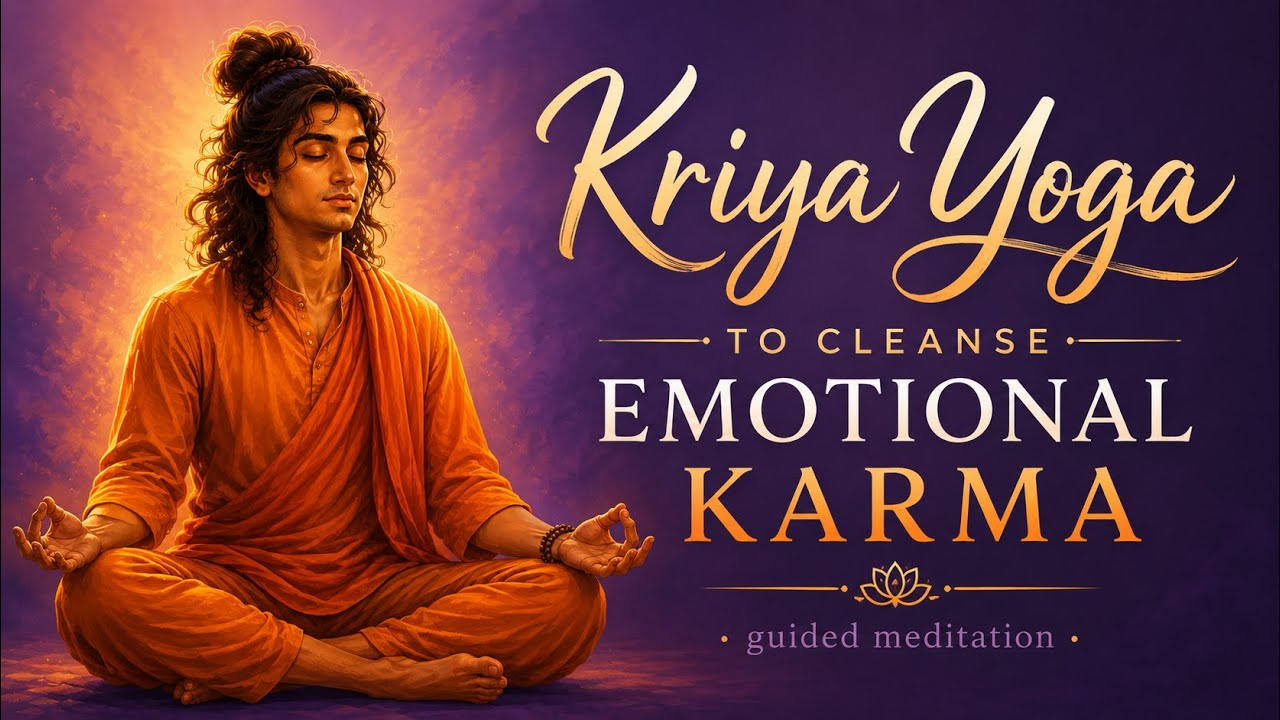 30-MINUTE KRIYA YOGA MEDITATION | EMOTIONAL KARMA CLEANSING & INNER HEALING | GUIDED MEDITATION