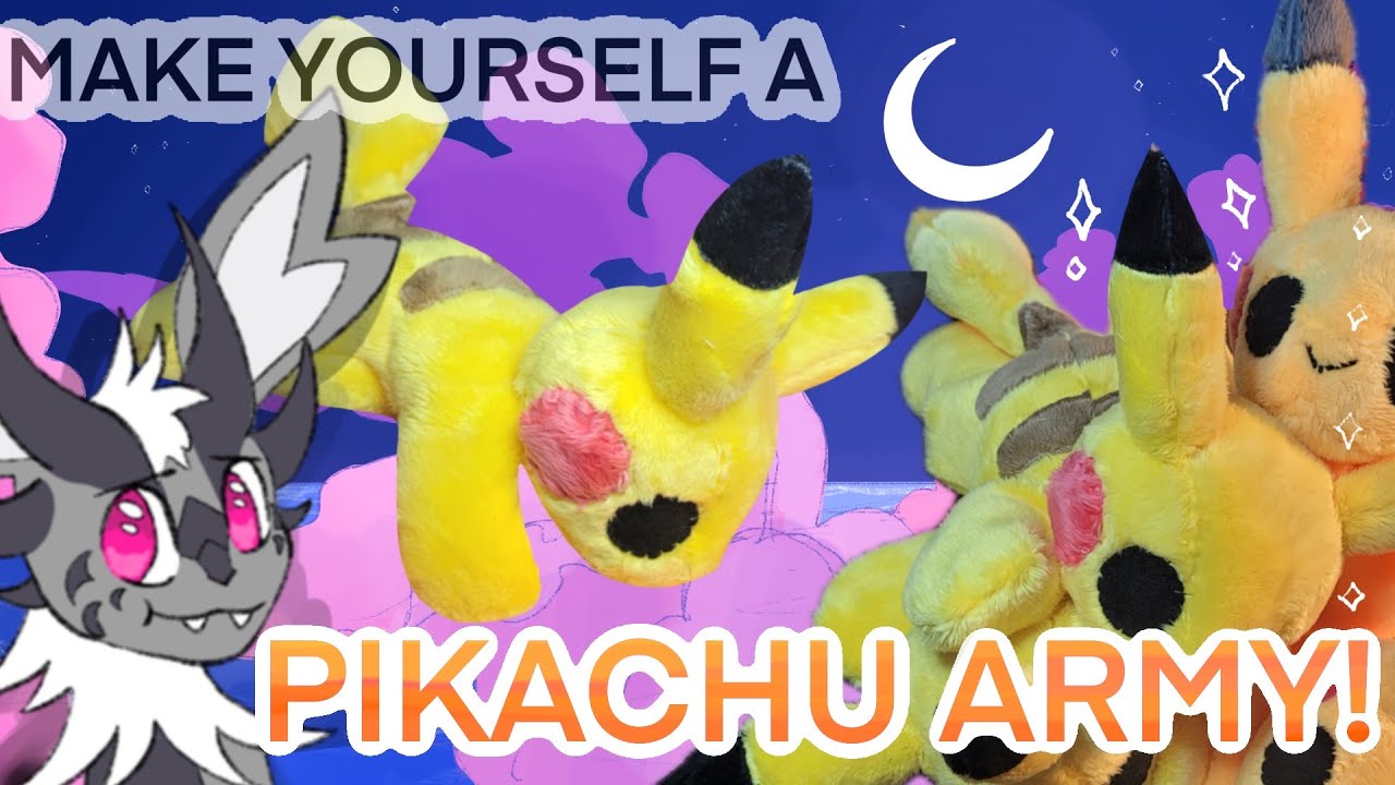 How to Make Slightly Too Many Pikachu Plush