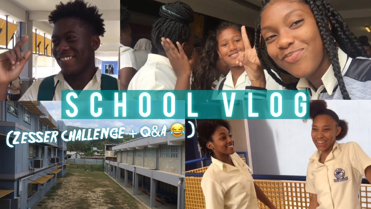 SCHOOL VLOG #4 (ZESSER CHALLENGE + Q&A) *really funny*