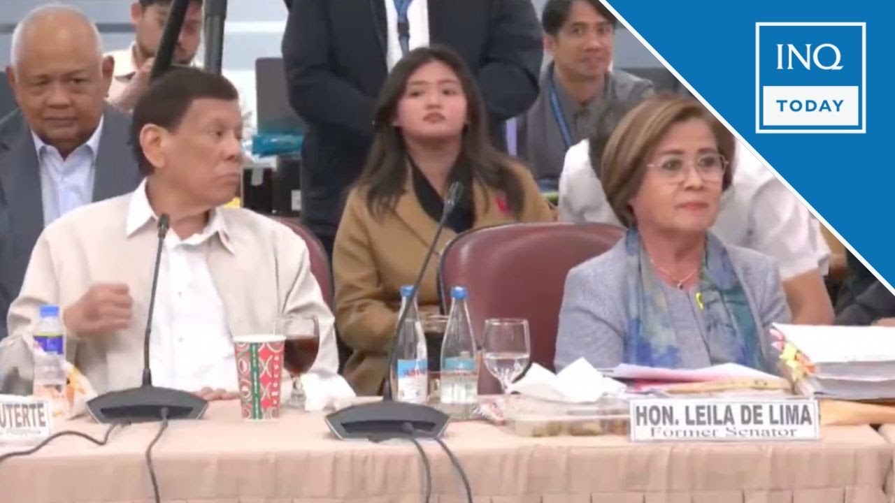 De Lima ‘unfazed’ by Duterte’s ‘violent gesture’ at quad comm probe | INQToday