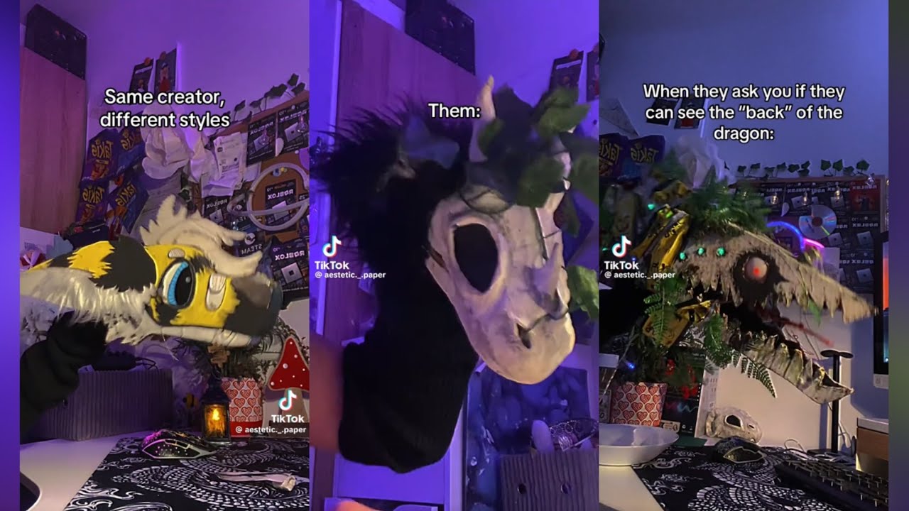 ✨Aesthetic Paper✨ Paper Dragon Puppet TikTok Compilation 5!