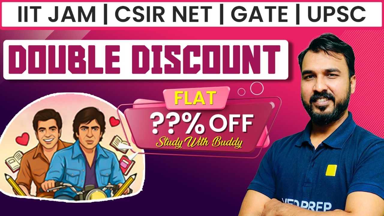 Study With Buddy Offer 🔥 Grand Launch | 10 March, 10 PM | IIT JAM | CSIR NET | GATE | UPSC | VedPrep