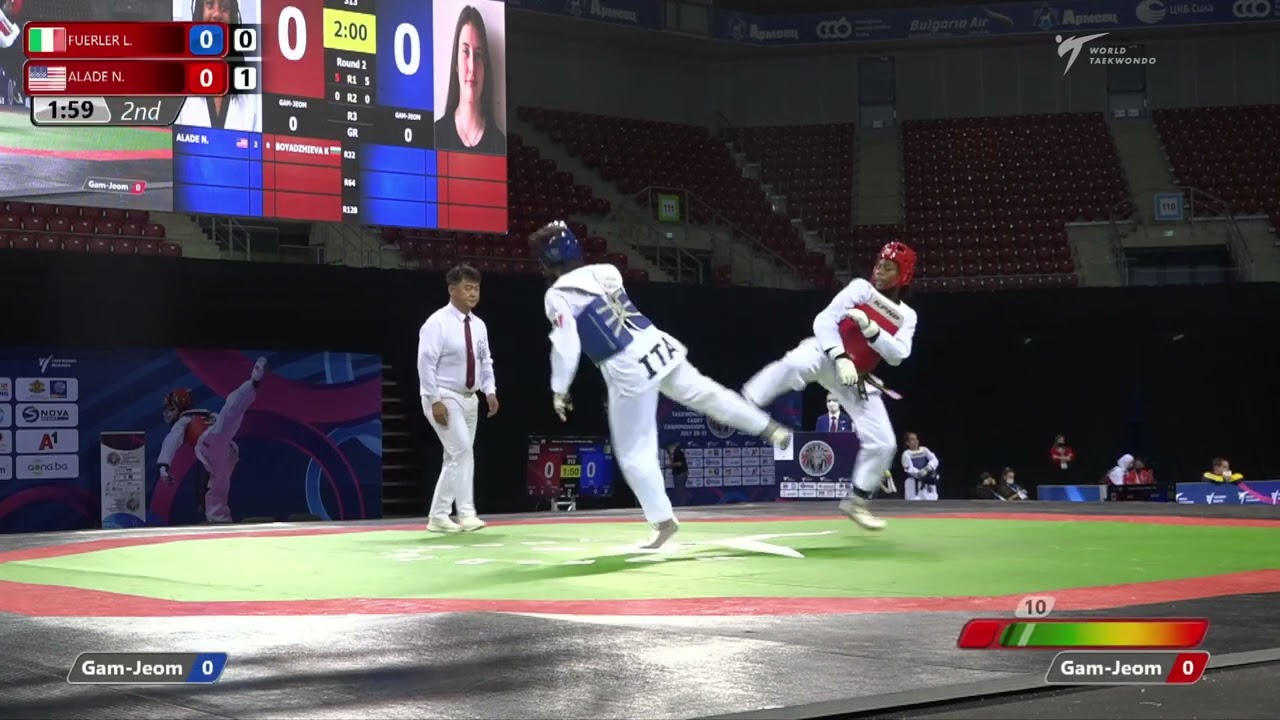 313 R16 Women +68kg ITA FUERLER L  USA ALADE N