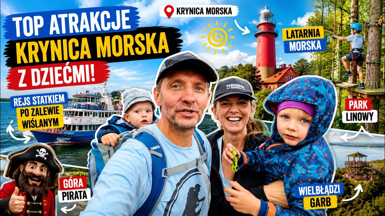 Krynica Morska - Podróże z dziećmi - Polska Kamperem