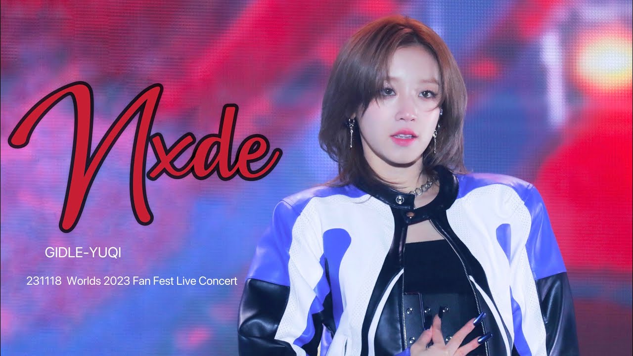 231118 여자아이들 gidle 월즈 팬 페스트 콘서트 Nxde 우기 YUQI 4K 직캠 FANCAM