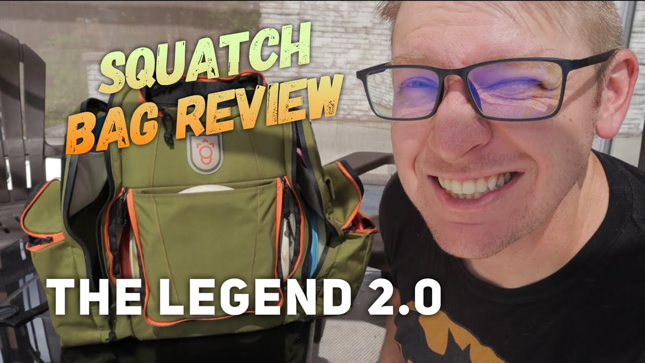 Is this the Best Disc Golf Bag???// The Legend 2.0 Squatch Bag Review