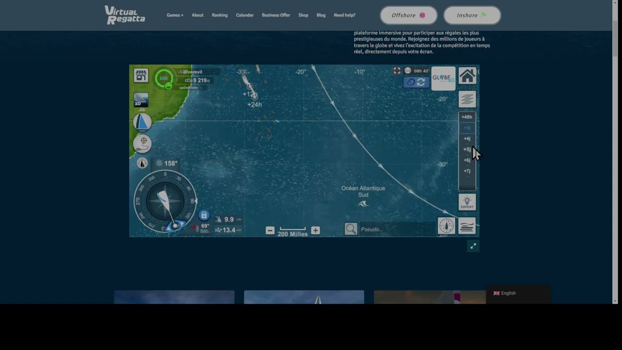 Prépa du Vendée Globe sur virtual regatta
