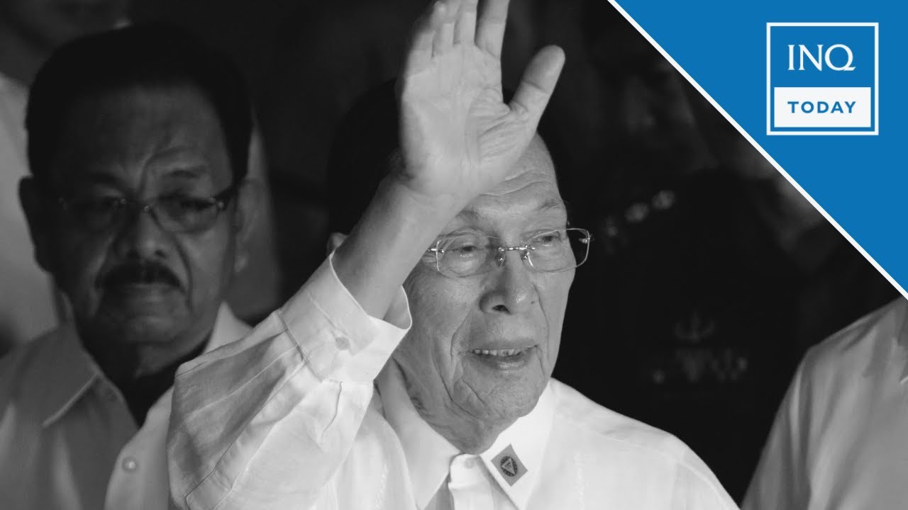 Enrile&rsquo;s death draws both sympathy and criticism | INQToday