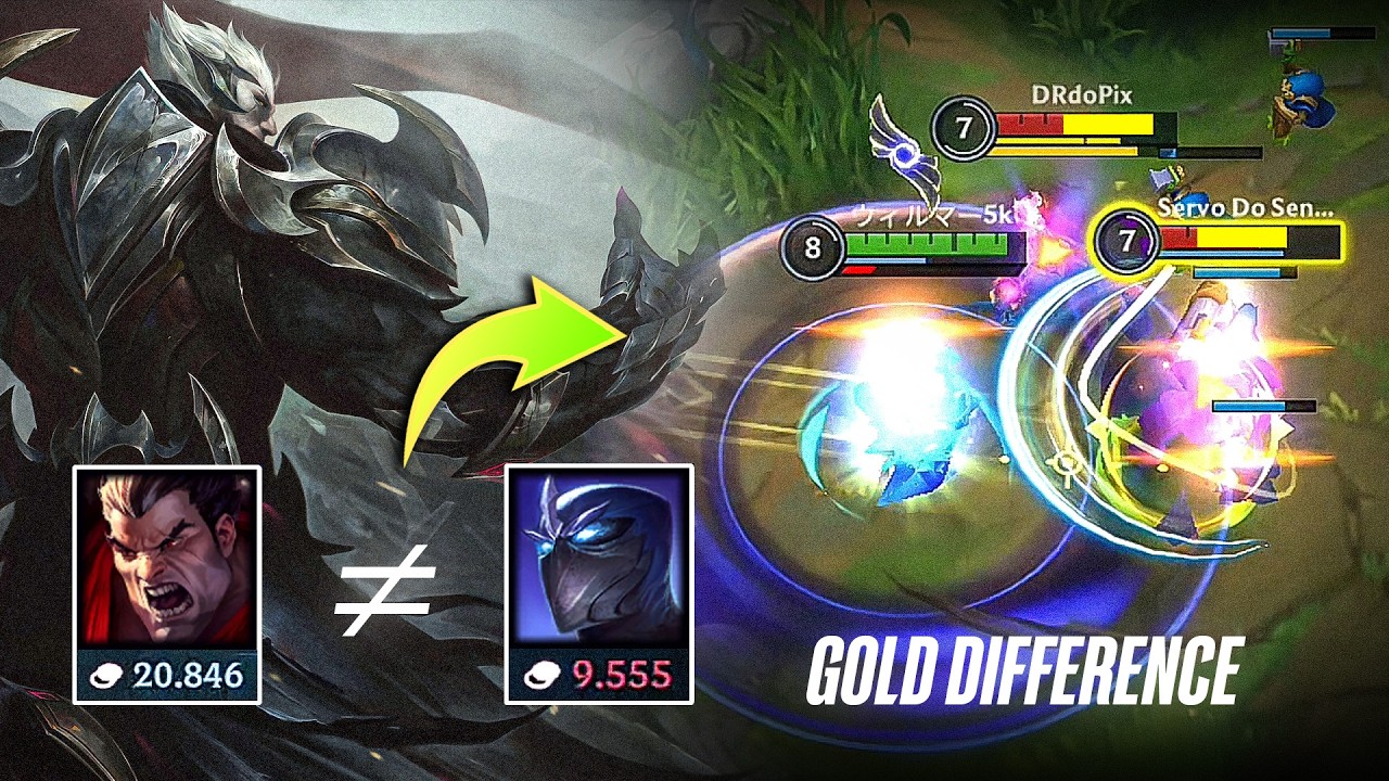 Darius with DOUBLE the Gold of the Enemy Top 💰🤑 | Wild Rift