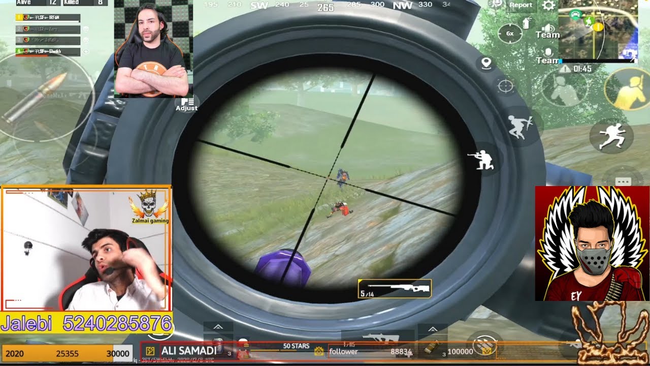 pubg live and custom rooms with ZG GAMING