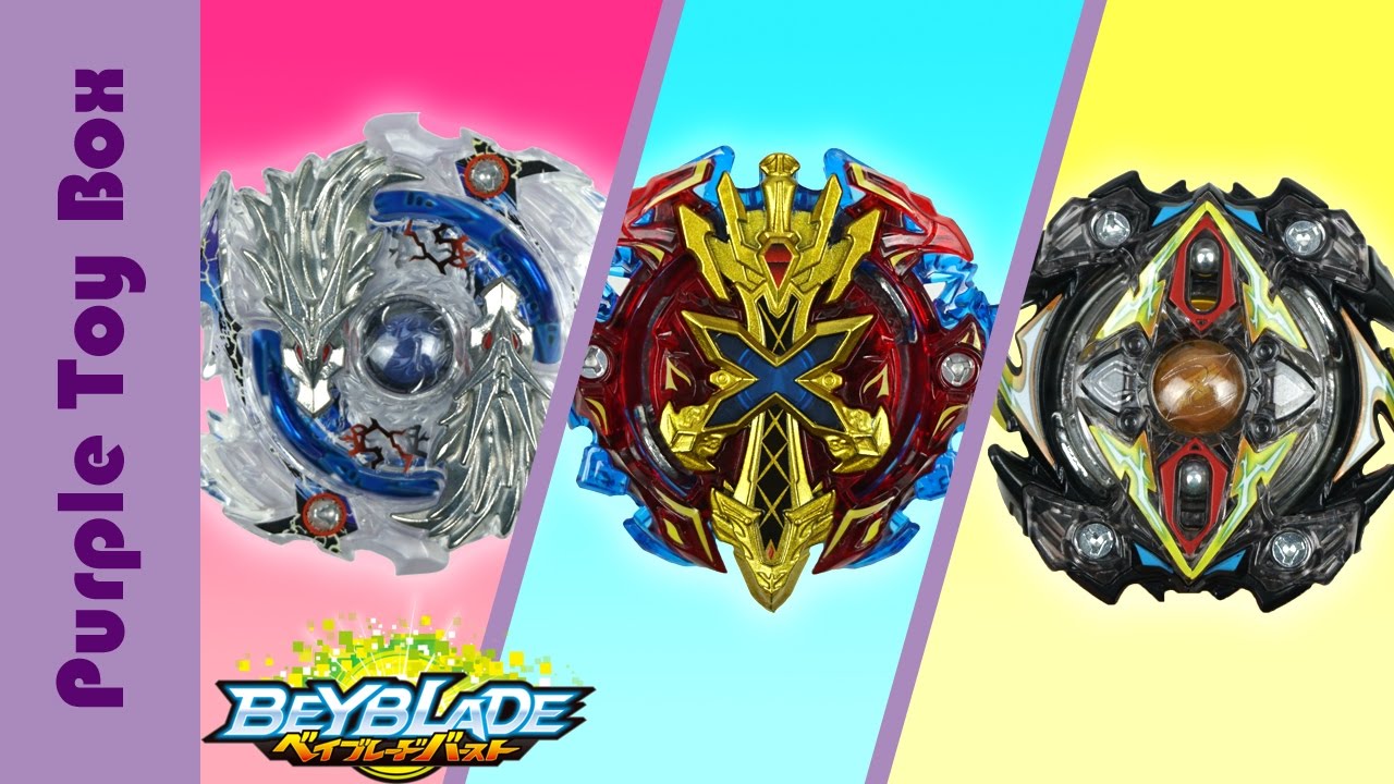 베이블레이드 버스트 롱기누스, 질리언 제우스, 제노 엑스칼리버 듀얼스핀 배틀 Beyblade Burst T