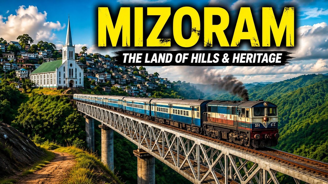 Kolkata to Mizoram By Train | Mizoram Tour | Mizoram Rail Highest Bridge | Kolkata Sairang Express