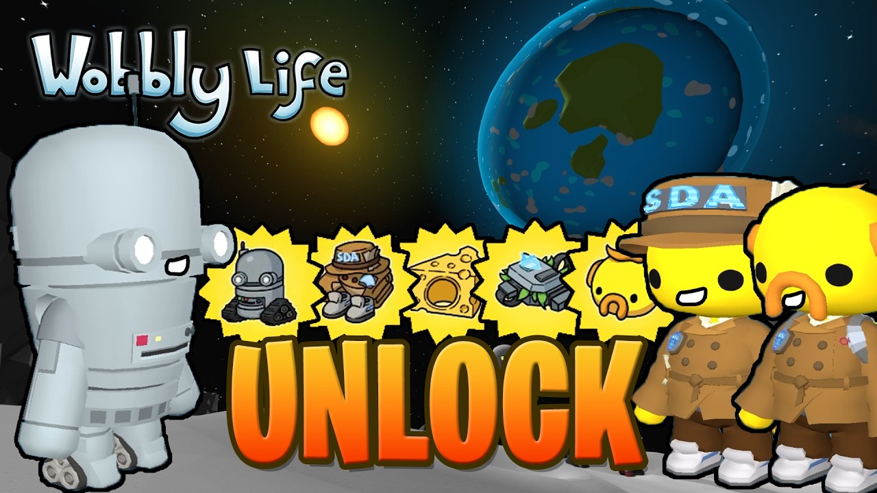 ALL DETECTIVE AGENCY QUESTS and UNLOCK DETECTIVE CONCEALEMENT DEVICE + CHEESE HAT + in Wobbly Life