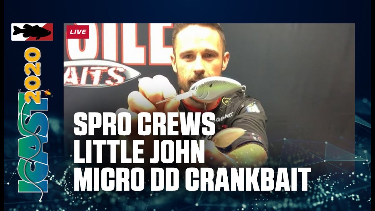 Spro Crews Little John Micro DD Crankbait с Джоном Крюсом | ICAST 2020
