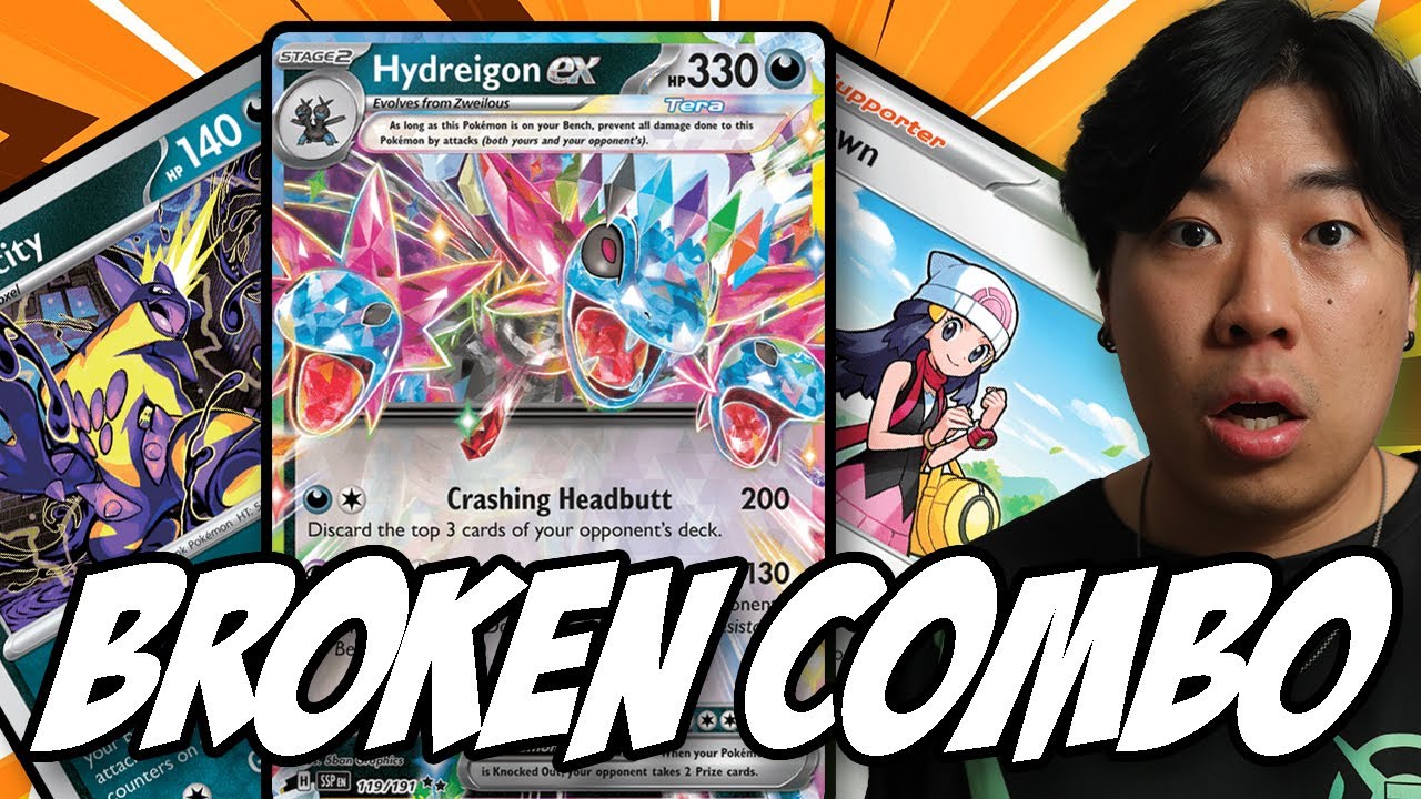 Это лучший способ играть за Гидрейгона Экс? | Геймплей Pokemon TCG в прямом эфире