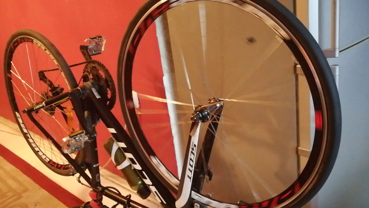 Ultegra 6800 free hub front spinning test
