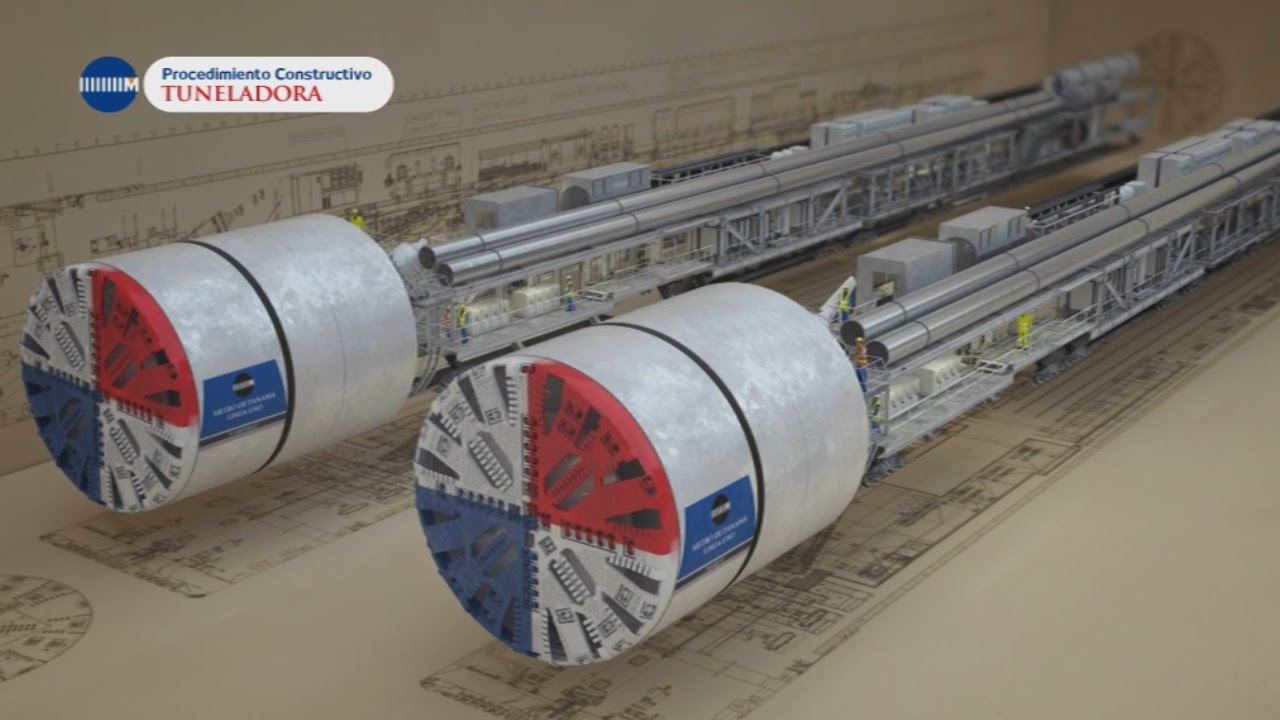 voxelstudios -- Metro Panamá. Procedimiento Constructivo Tuneladora