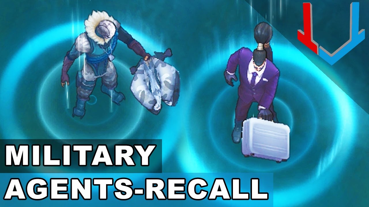 Best Military-Agents Recall Animations in League of Legends