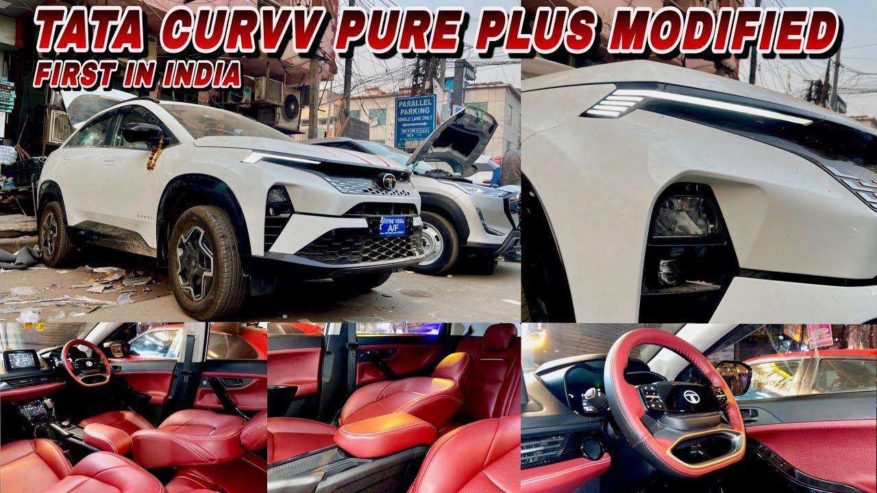 Tata Curvv Pure Plus Modified ✅ First In India ✅ Curvv Pure Plus Modification ✅ Curvv Modification ✅
