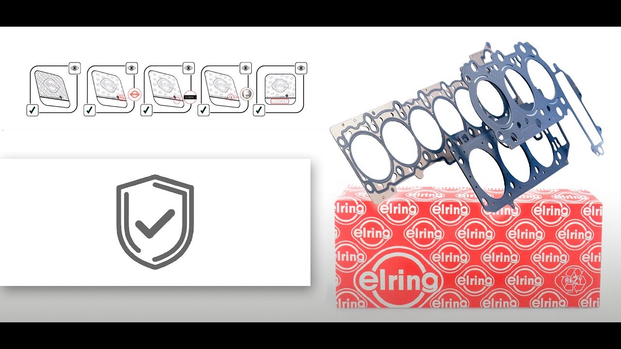 Как отличить подделку Elring  - Нанограмма и элементы защиты