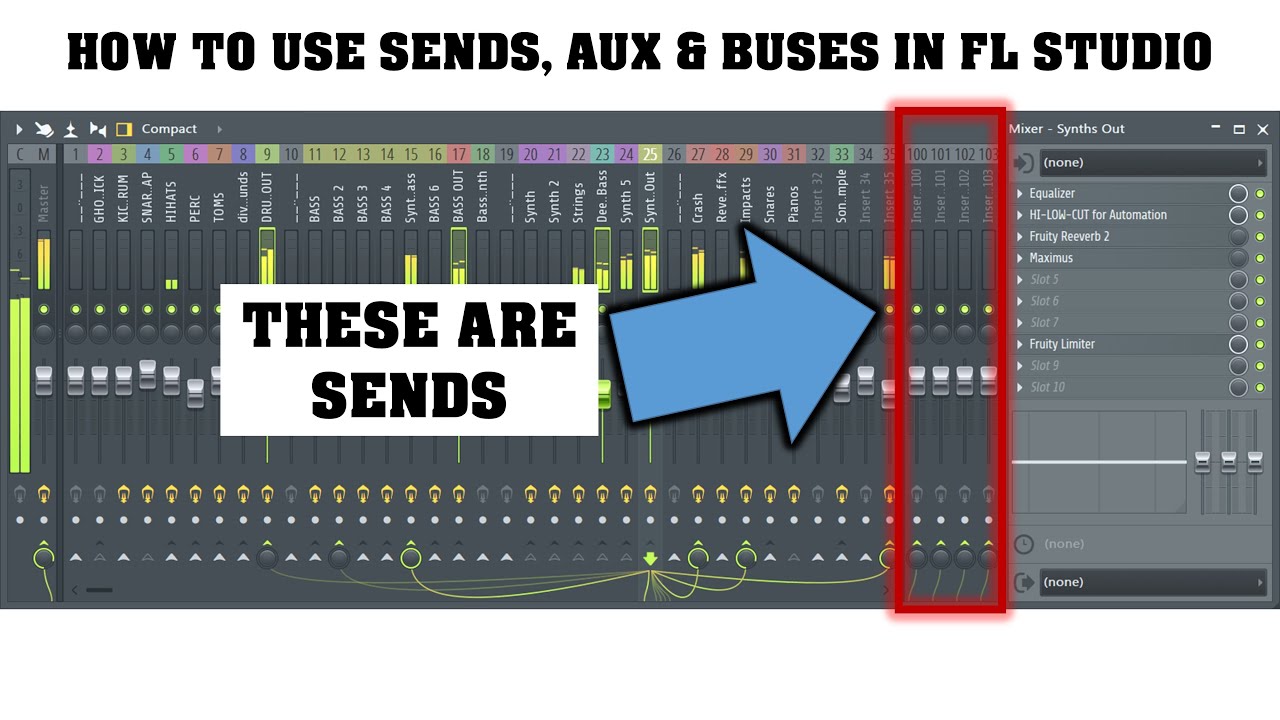 How to use sends, aux and buses in FL studio#Flstudio#HowTo#Sendsinflstudio