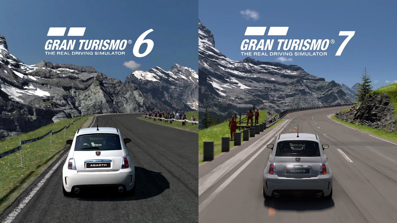 GT7 vs GT6 - Eiger Nordwand - Abarth 500 '09