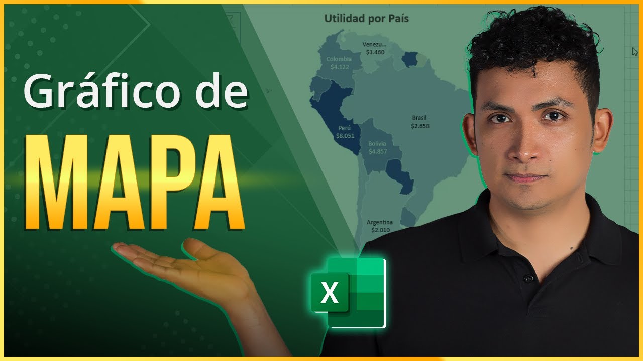 Cómo Crear Un Gráfico de MAPA en Excel (Mejora tus Reportes y Dashboard) - Paso a Paso