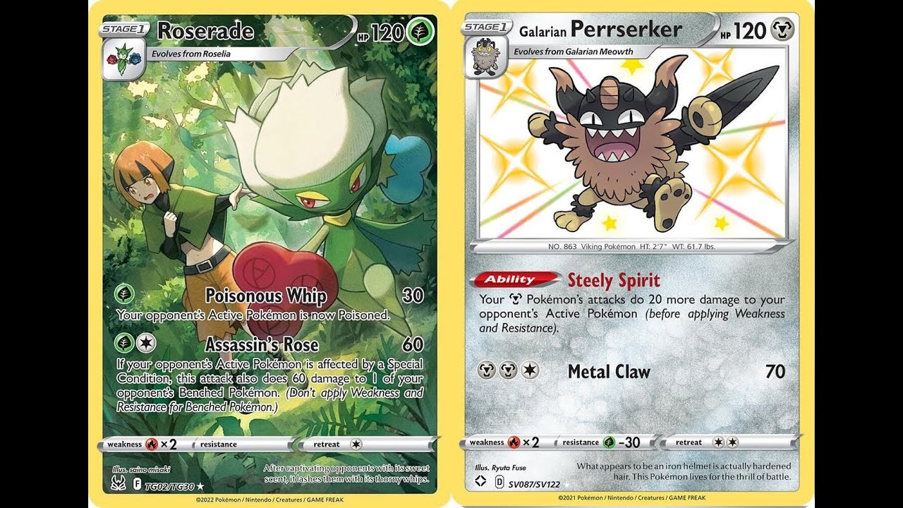 Pokemon GLC Match Special Condition Grass vs Metal Cats