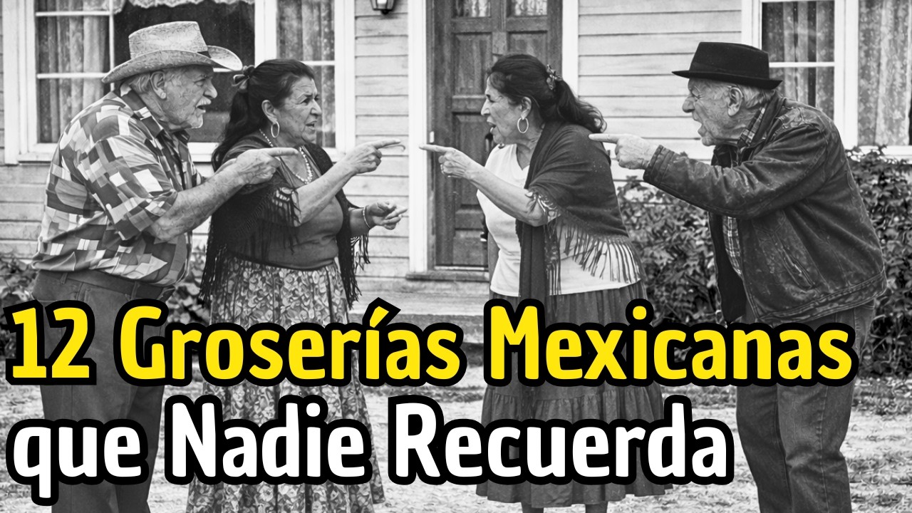 12 Insultos Mexicanos que Rara ves Escuchas Hoy En Dia
