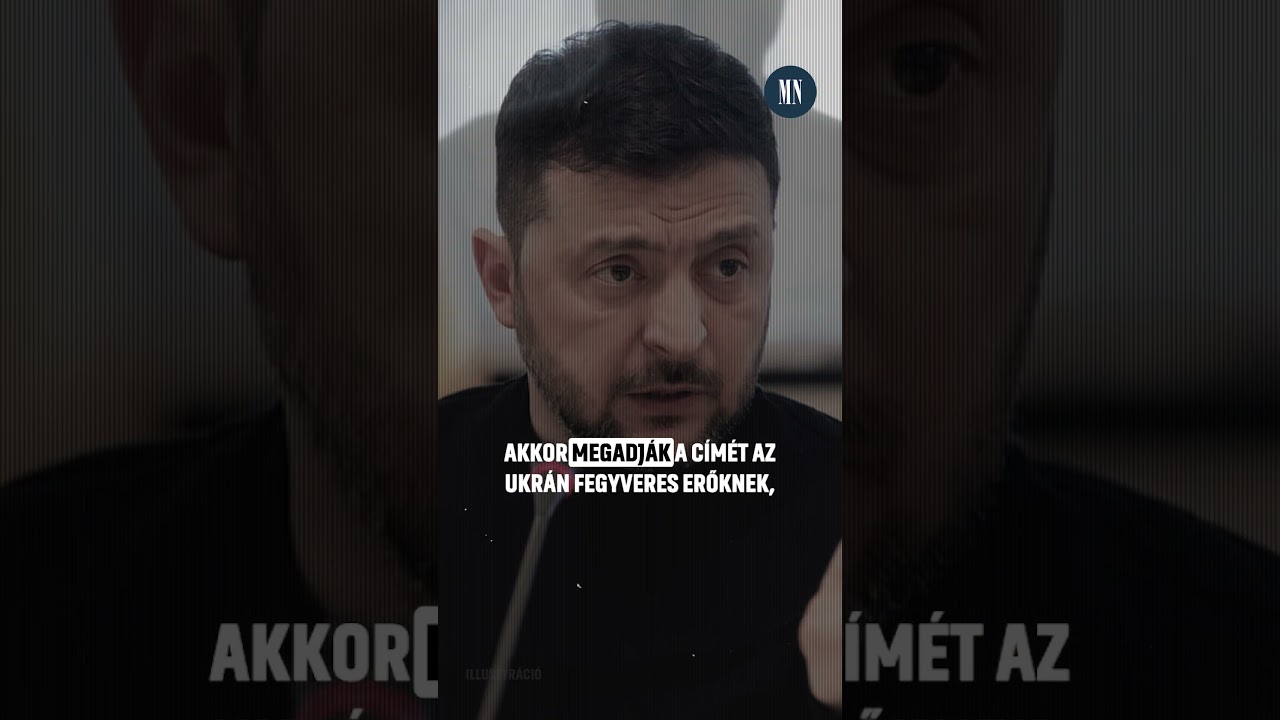 P&eacute;ld&aacute;tlan fenyeget&eacute;s: Zelenszkij katon&aacute;kat emlegetett Orb&aacute;n Viktor ellen #orbanviktor #zelenszkij