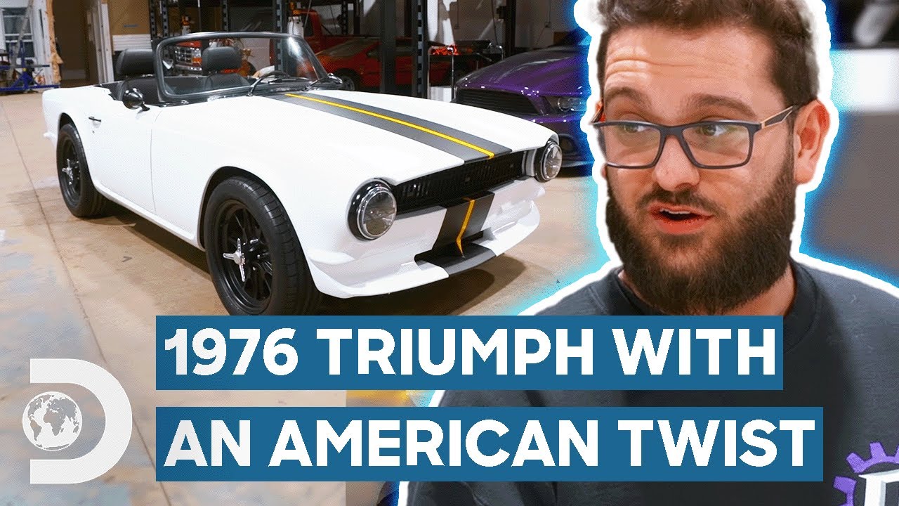Modified 1976 Triumph TR6 Gets An American Twist! | Last Chance Garage