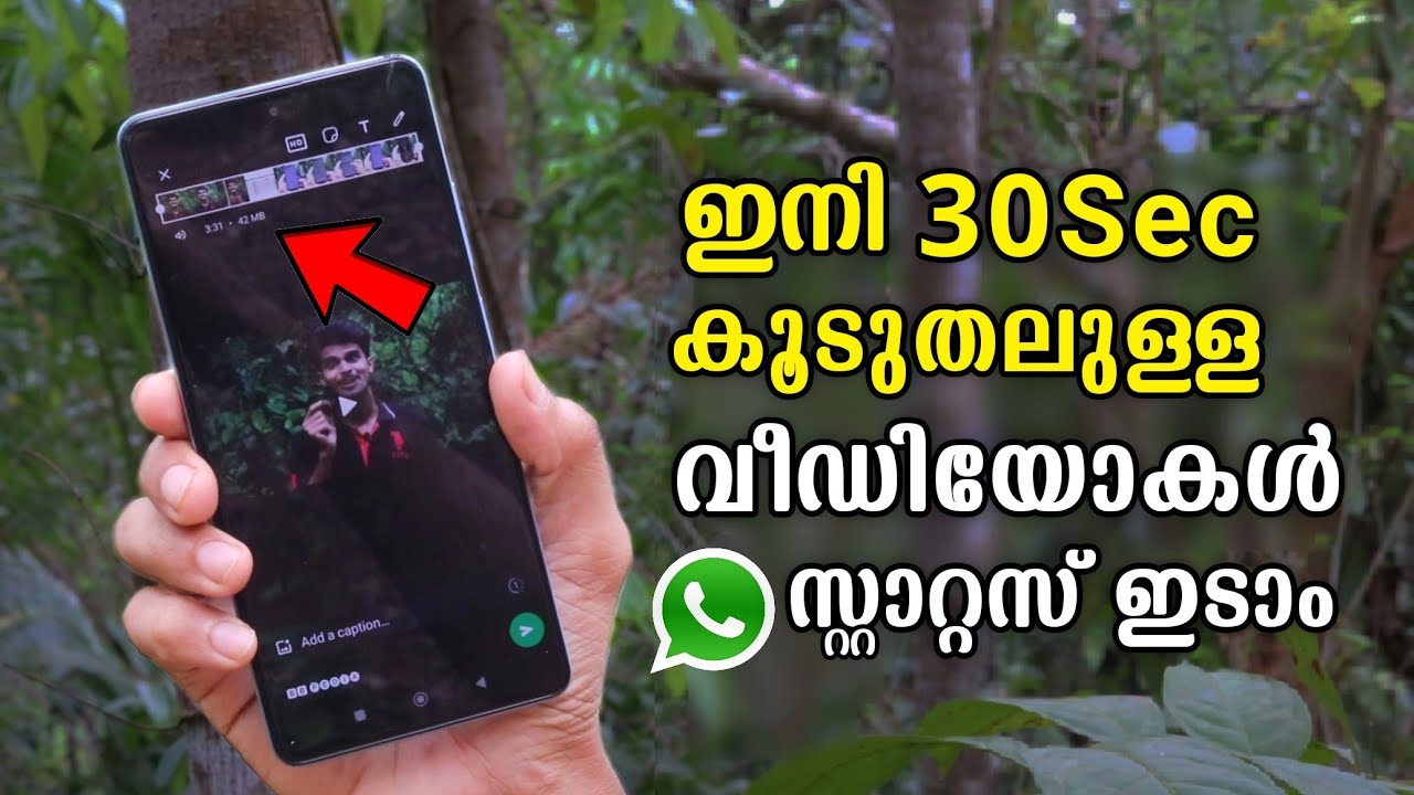 How to upload long video on whatsapp status | How to put video whatsapp status more than 30 sec