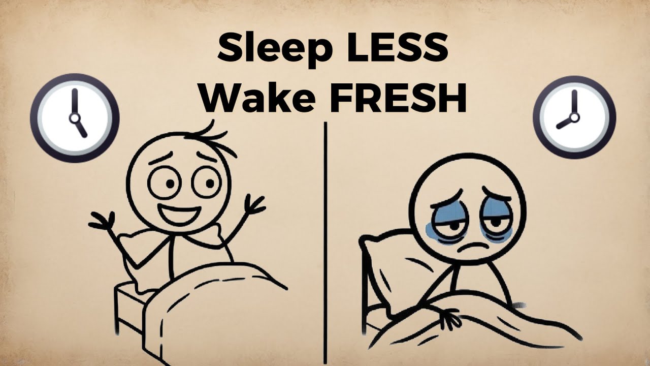 How to Sleep LESS and Wake Up With Full Energy 🌟💪