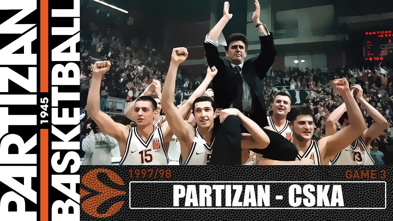 PARTIZAN - CSKA 89-77 | GAME#3 1/4 FINAL EUROLEAGUE 1997/98 |