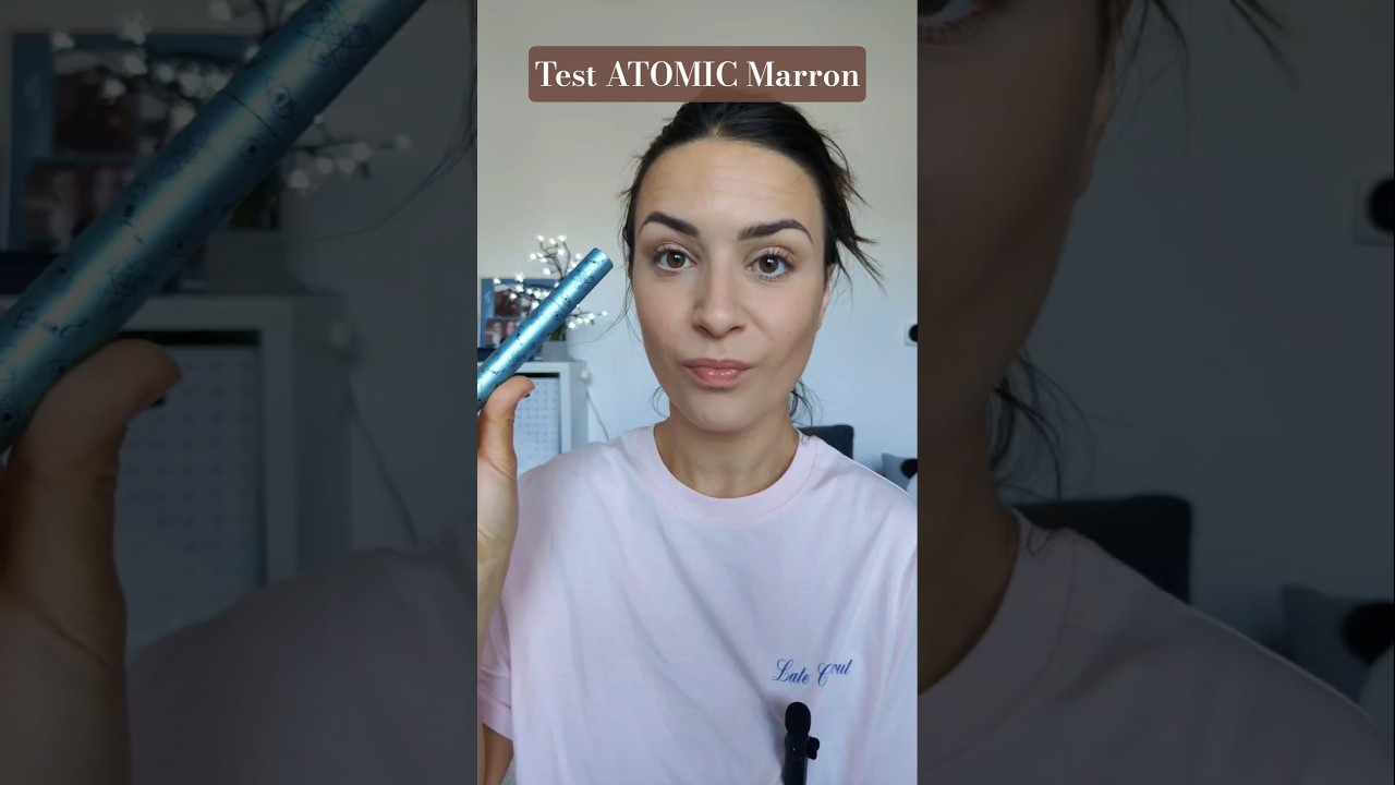 Test Mascara Atomic Martine Cosmetics 🤎 #selfcare #martinecosmetics