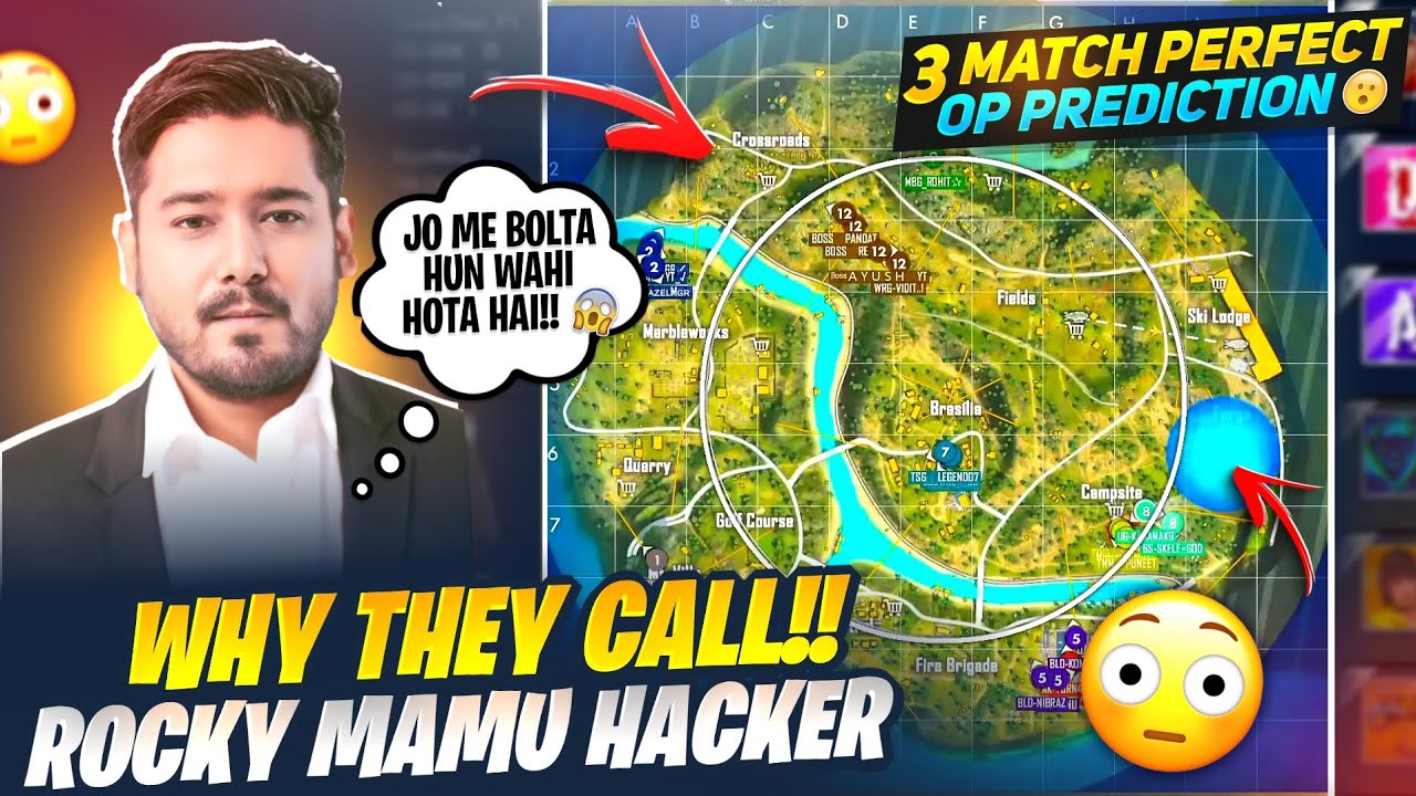 ROCKY BHAI HACKER BOLTE | GARENA FREEFIRE | ROCKY & RDX