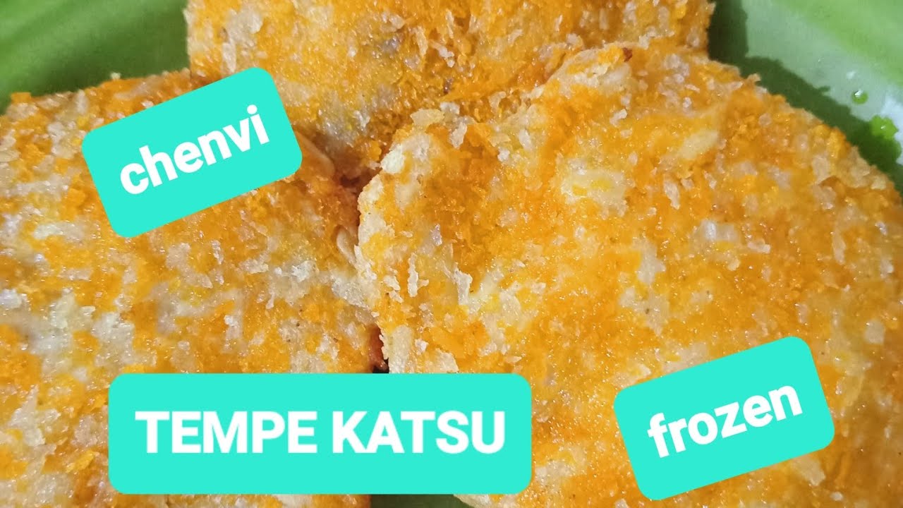 TEMPE KATSU FROZEN Ala chen vi ( bisa untuk stock kulkas dan matang juga )