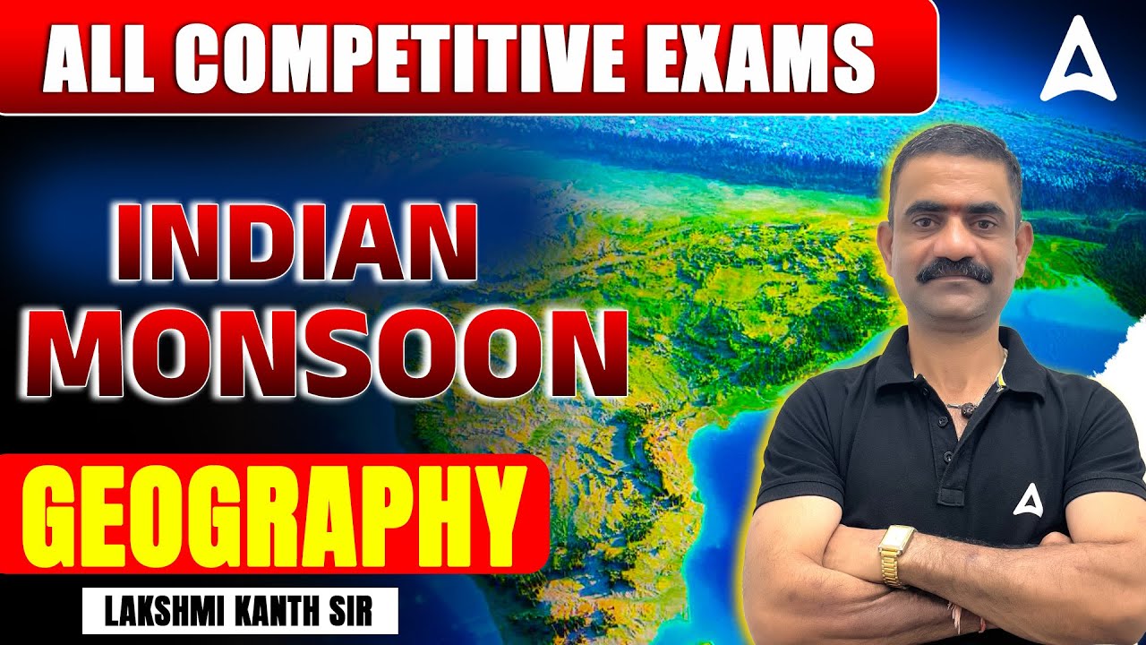 Indian Monsoon 🌧| Geography for Competitive Exams in Telugu | by Lakshmi Kanth Sir