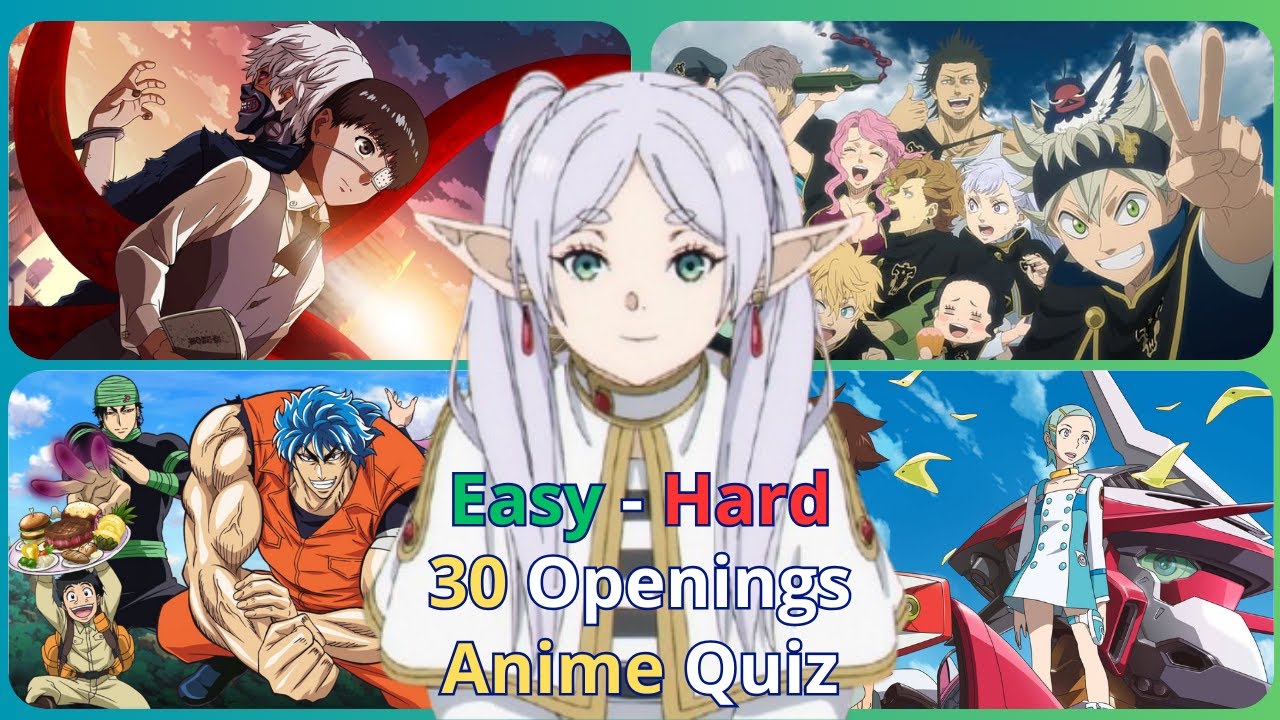 Anime Opening Quiz [From Easy - Hard - Easy again] (Nr. 8)