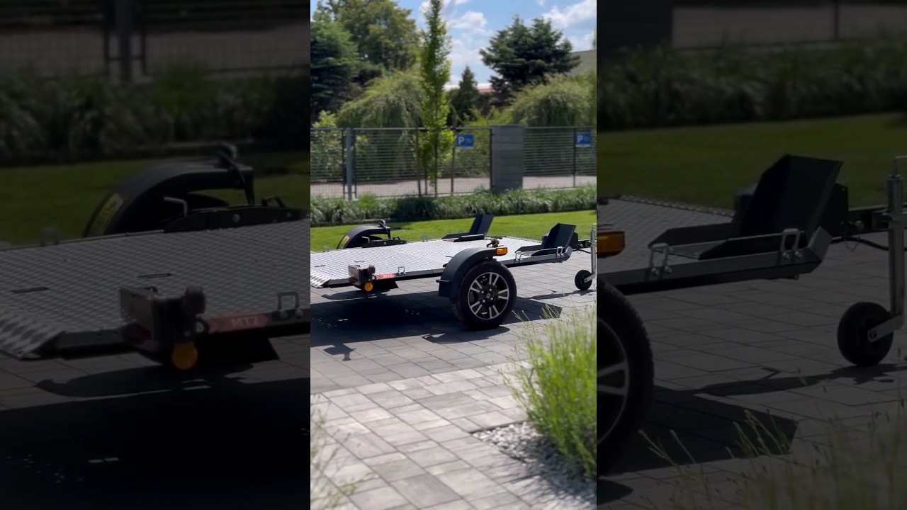Discover the ultimate motorcycle transport solution with the MT-2 trailer by Lorries! 🏍️✨ #lorries