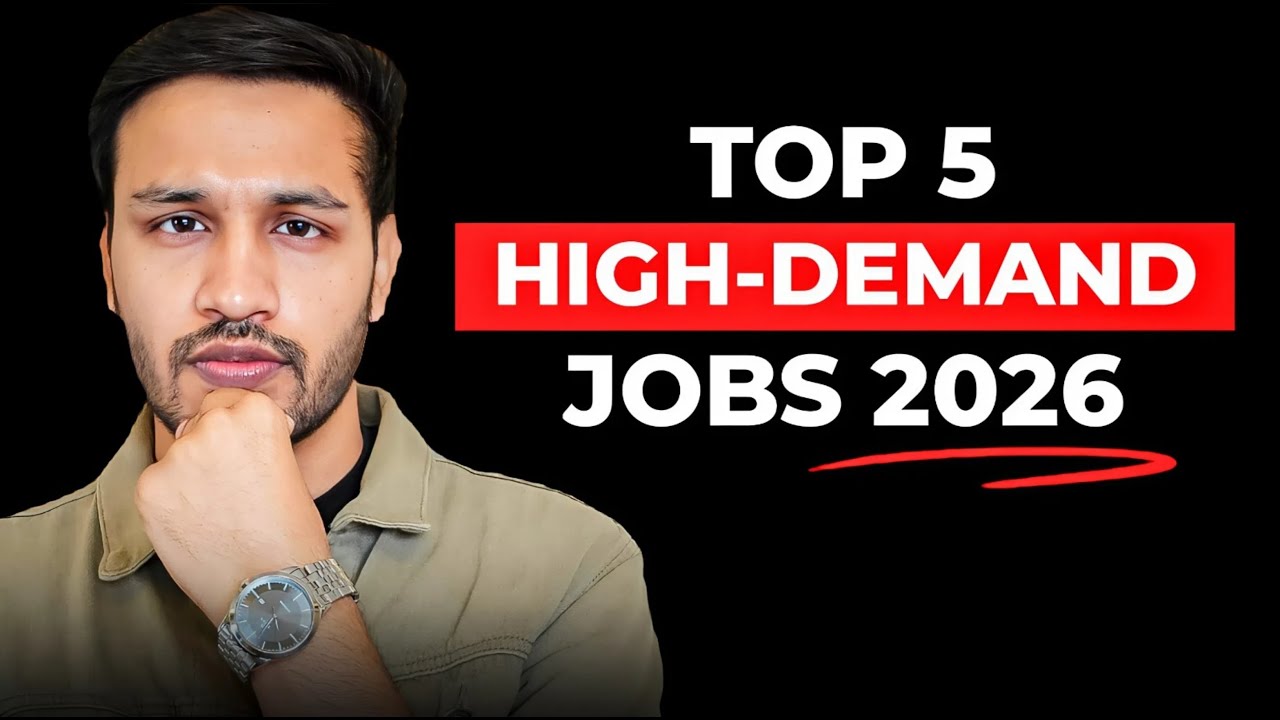 5 High Demand Jobs in India 2026 | How can you APPLY?