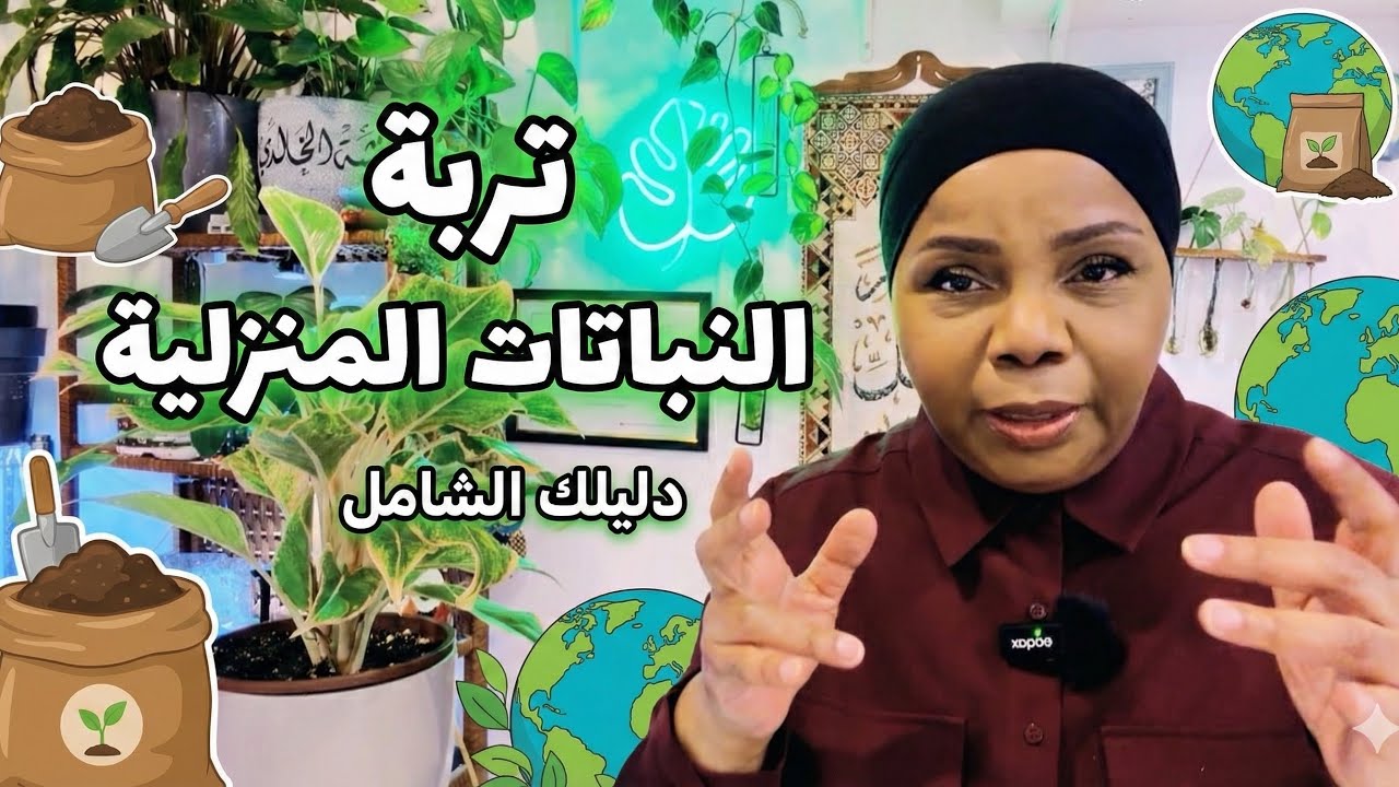 أفضل تربة للنباتات المنزلية 🪴