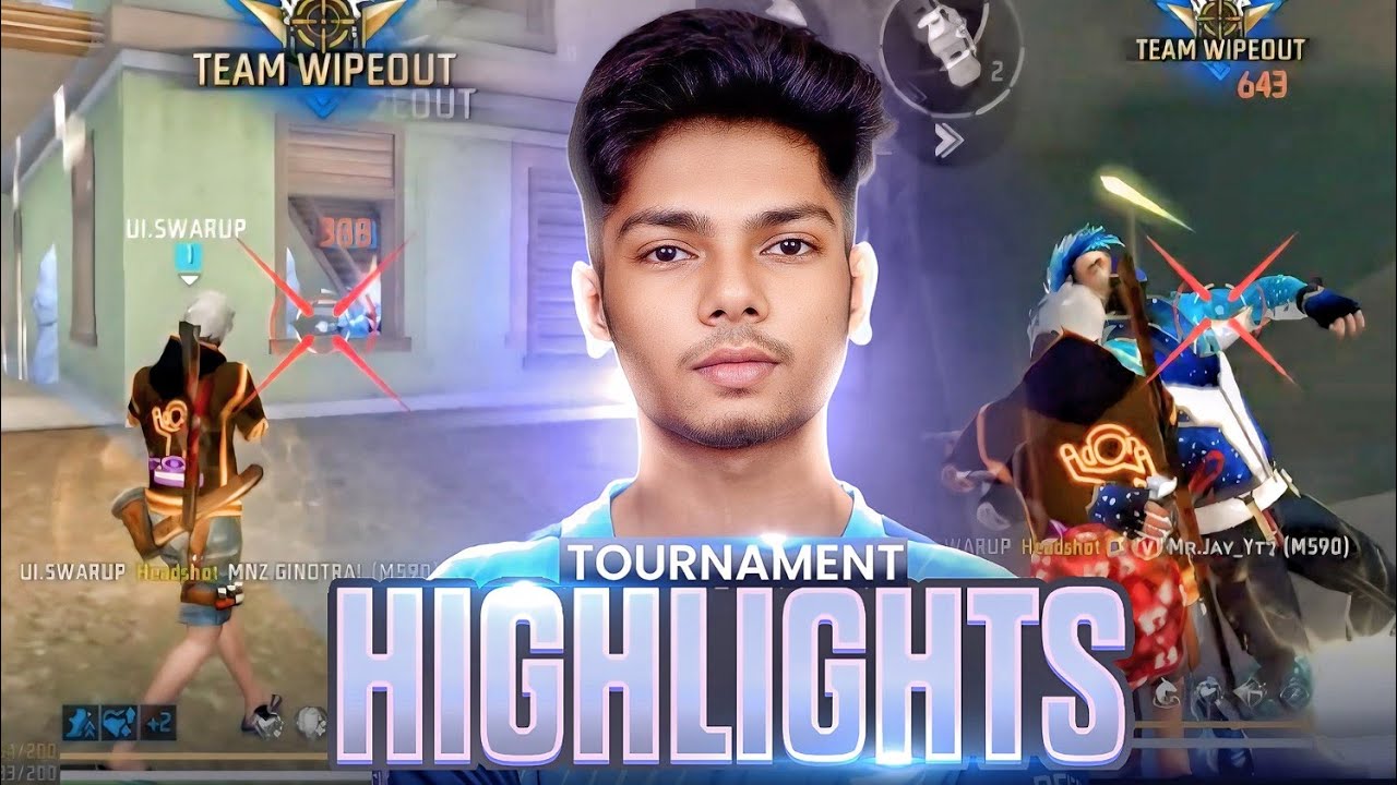 FREEFIRE MAX TOURNAMENT HIGHLIGHTS | RUSHER POV🔥 | SWARUP FF