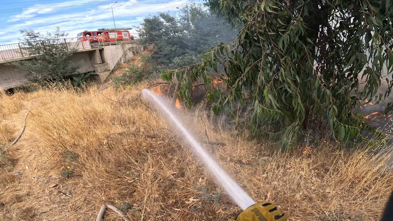 FUEGO EN PASTIZAL PUENTE EL TAMBO 🔥🚒