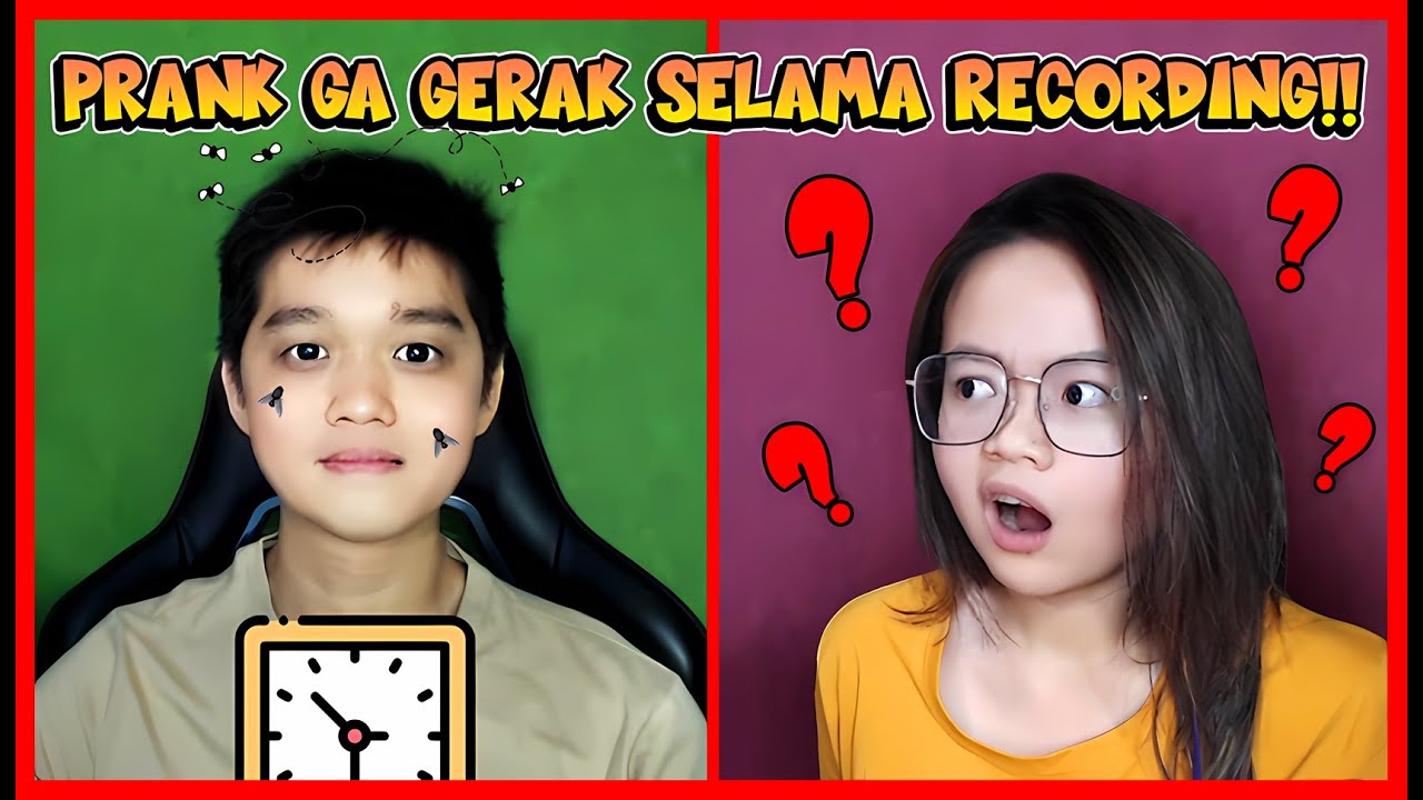 PRANK GA GERAK SELAMA RECORDING !! MOMON BINGUNG !! NGAKAK !! Feat @MOMON Roblox