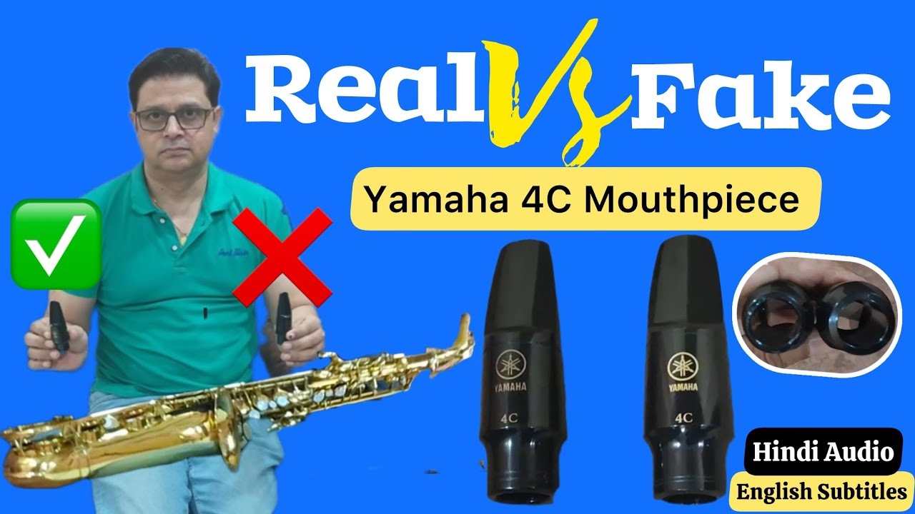 How to spot a fake⁉️  Fake Vs Original Mouthpiece | Yamaha 4C