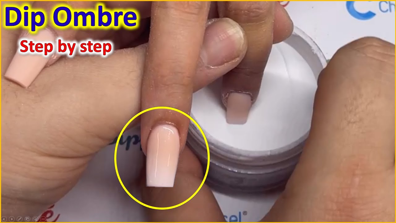 Phong Tran Art | Cách làm Dip gắn móng bước từng bước