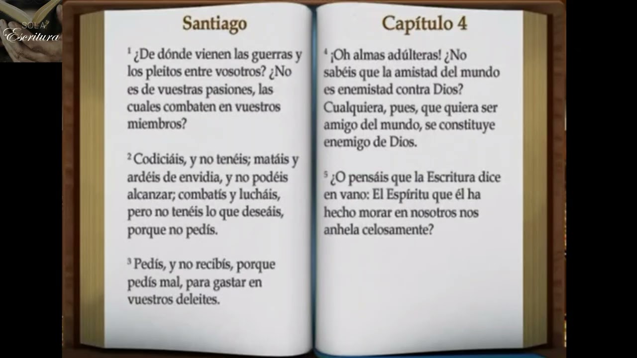 📖LA EPÍSTOLA UNIVERSAL DE SANTIAGO (La Biblia Para Escuchar y Leer)